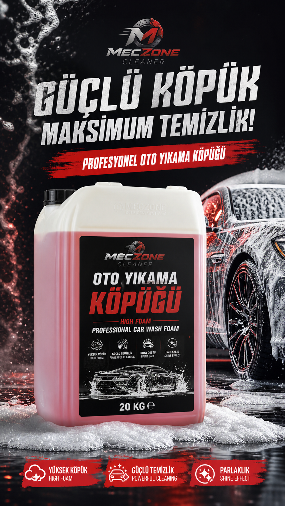 Oto Yıkama Köpüğü ECO